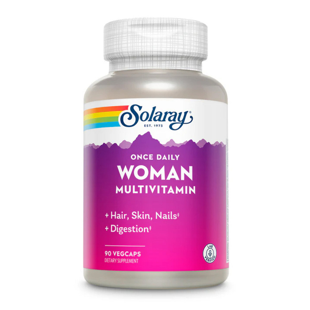 Мультивітаміни для жінок Solaray Once Daily Woman Multi Vitamin 90 vcaps Київ - фото 2