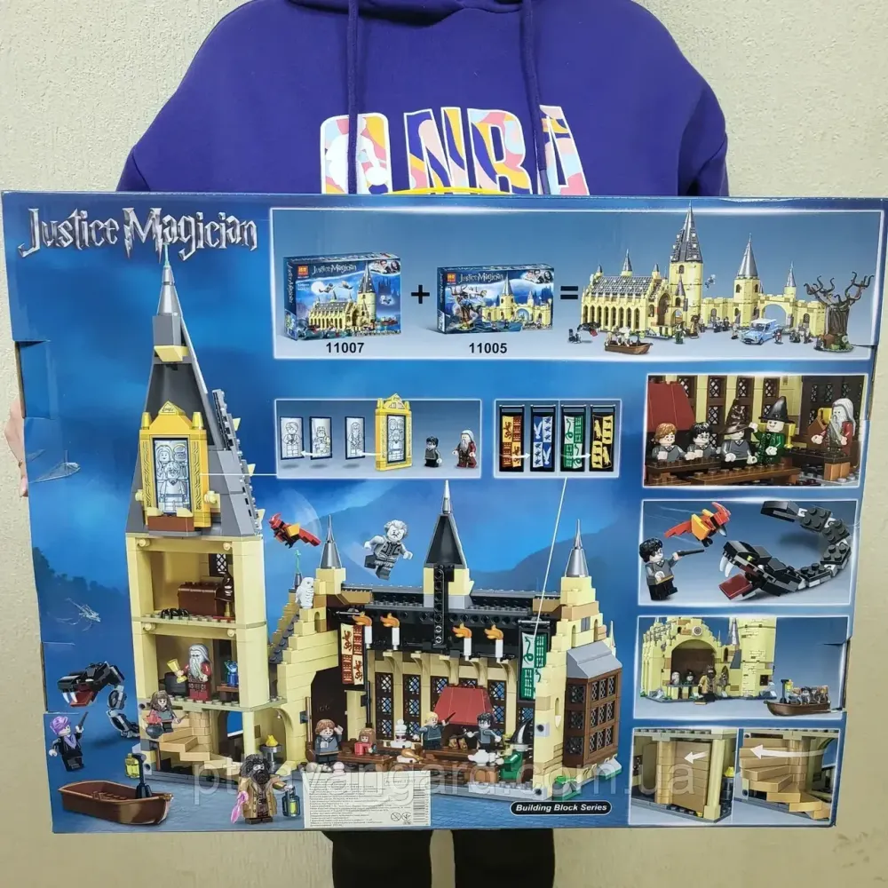 Конструктор блоковий Великий Зал Хогвартсу 938 деталей Гаррі Поттер 11007 Хмельницький - фото 2