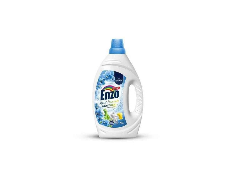 Гель для прання 4л Enzo Elite APRIL 6in1 Universal ТМ DELUXE Київ - фото 1