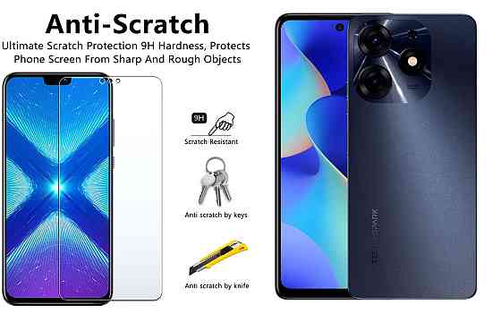 Защитное стекло NeoGlass для Tecno Spark 10, Spark 10 5G – ультрапрозрачное и устойчивое Киев