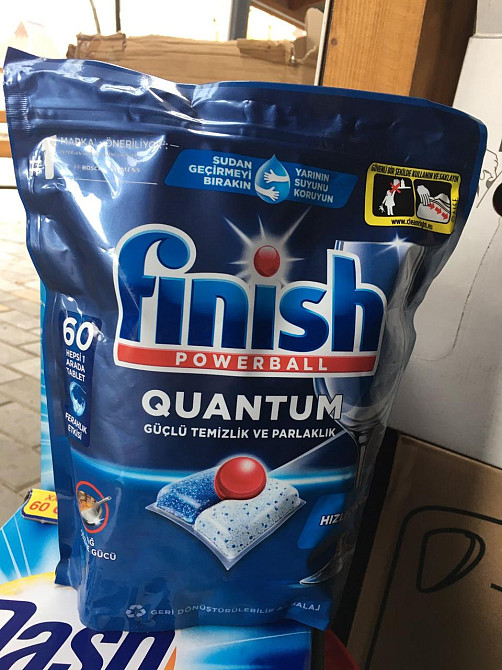 Капсули для посудомийки✨ FINISH Quantum Powerball — 60шт Київ - фото 1