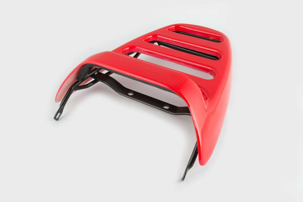 Пластик Вайпер скутер Шторм 2007 задний (багажника) (красный) Мукачево - изображение 1