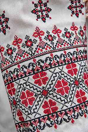 Вышиванка женская, натуральная, льняная топ Киев