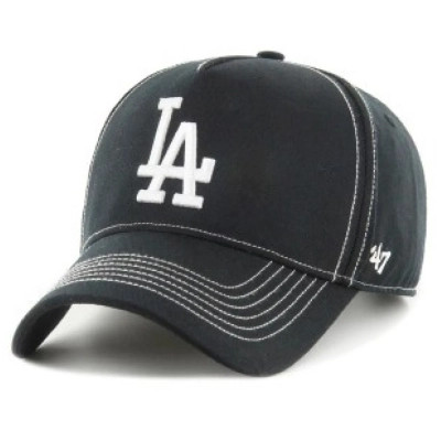 Кепка 47 Brand MVP Los Angeles Dodgers Contrast S CONDT12GWS-BK Чорна (197172430473) Вінниця - фото 1