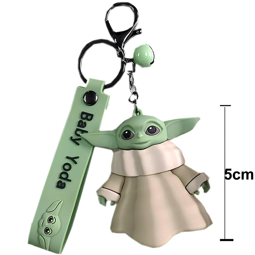 Брелок Бейбі Йода RESTEQ, Брелок на ключі Baby Yoda, Аксесуар для ключів Малюк Йода, Брелок Grogu, Брелок Грогу Київ - фото 4