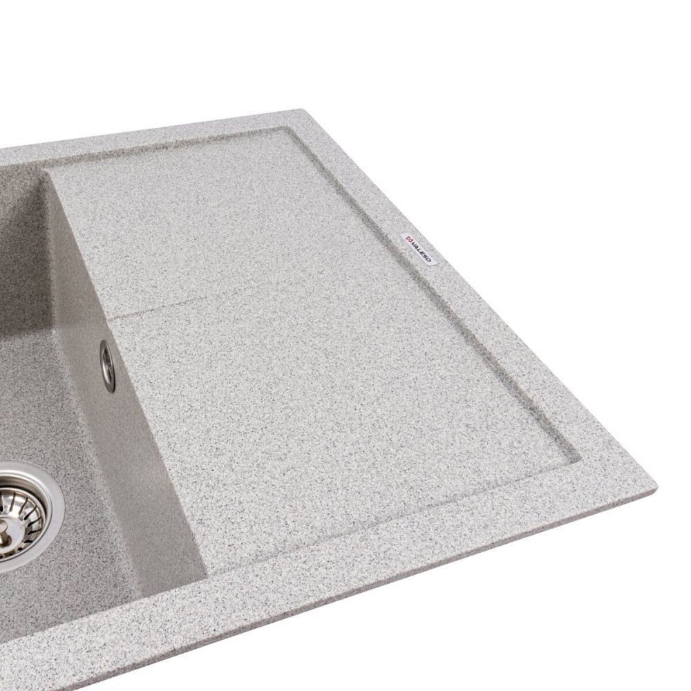 VALESO Гранітна мийка VALESO CALYPSO 7950 матова Сіра Київ - фото 3