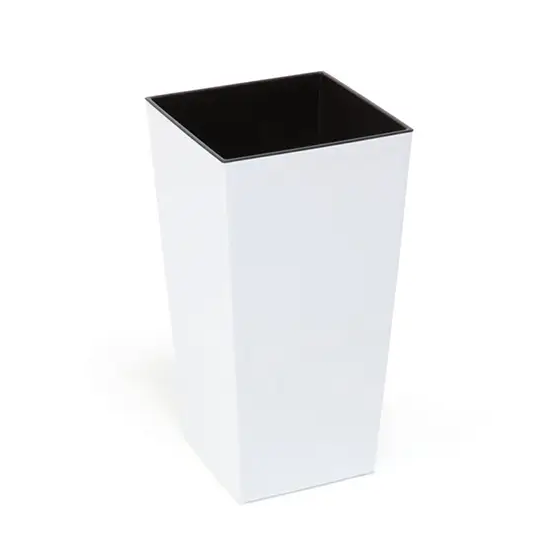 Вазон Фінезія зі вкладом 30*30см білий Ламела Житомир - изображение 1