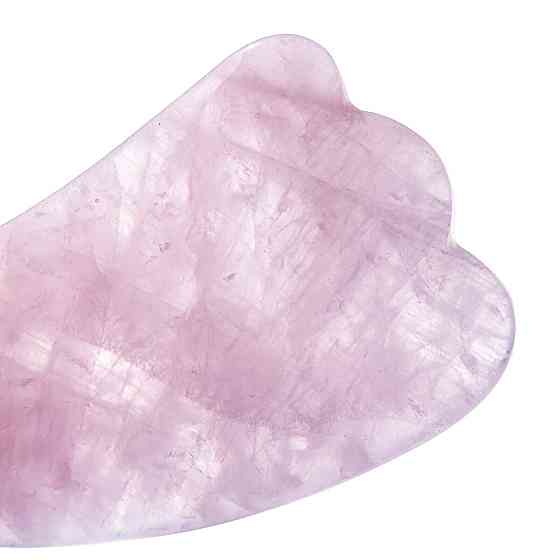 Скребок-массажер Гуаша из розового кварца Hillary Киев