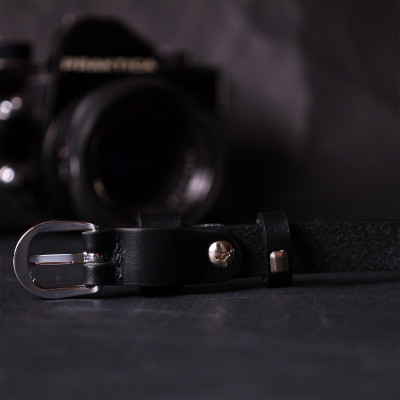 Ремень Grande Pelle Женский из натуральной кожи Черный (11693) Винница - изображение 8