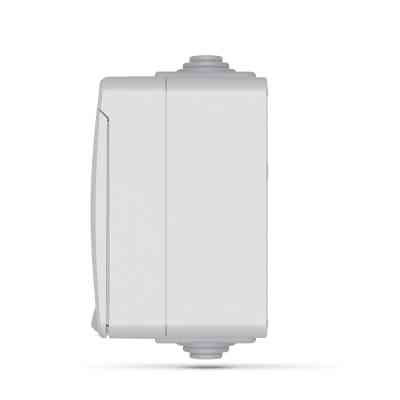 Розетка Videx BINERA IP65 зовнішня 2ая із заземленням сіра (VF-BNW22G-G) Вінниця