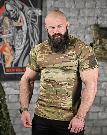 Тактична потовідвідна футболка AXEL мультикам ВТ6731 Київ - фото 9