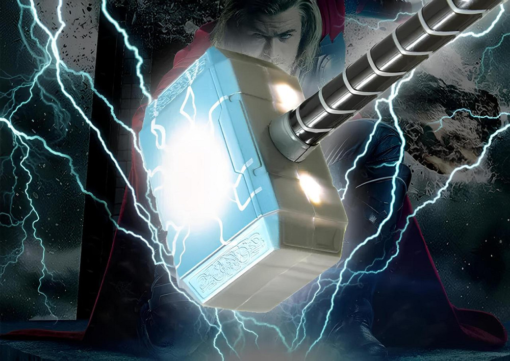 Молот Тора детский со звуковыми эфектами RESTEQ. Косплей Мстители Без подсветки Киев - изображение 3