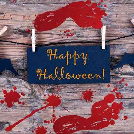 Наклейки на Хэллоуин Кровь 25 на 35 см красный Киев