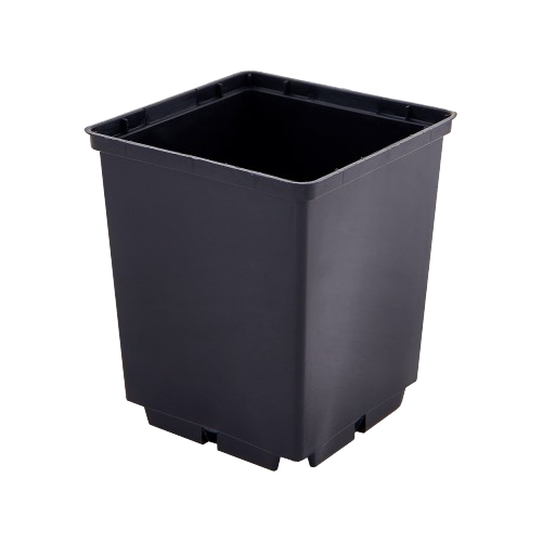 Вазон для розсади 9*10, квадратний, чорний (40шт) Алєана Житомир