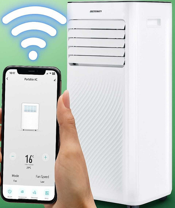 Портативний кондиціонер Berdsen 9000 BTU з Wi-Fi та осушенням. Київ - фото 3