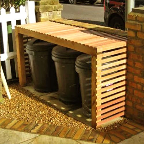 Бокс для сміттєвого бака "Джорен" сієна Миколаїв - фото 1