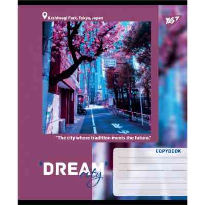 Зошит Yes Dream City А5 48 аркушів клітинка (767703) Вінниця