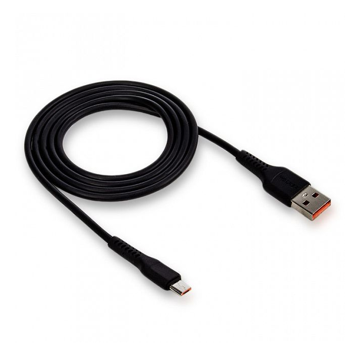 Кабель USB MicroUSB WALKER C315 2,1А 1м чорний Житомир - изображение 2