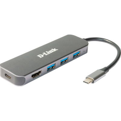 Концентратор D-Link USB-C 3xUSB3.0, 1xUSB-C, 1xHDMI (DUB-2333) Вінниця - фото 2