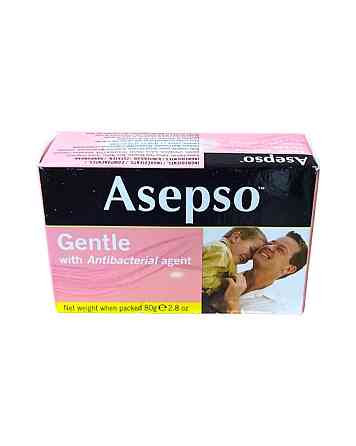 Антисептичне мило Asepso+ Antibacterial Antiseptic Soap 80 г Виноградів