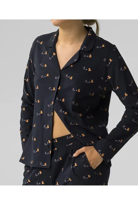 Женская пижама (длинные штаны, длинный рукав) 100% Хлопок Atlantic NLP-484 S Киев - изображение 2