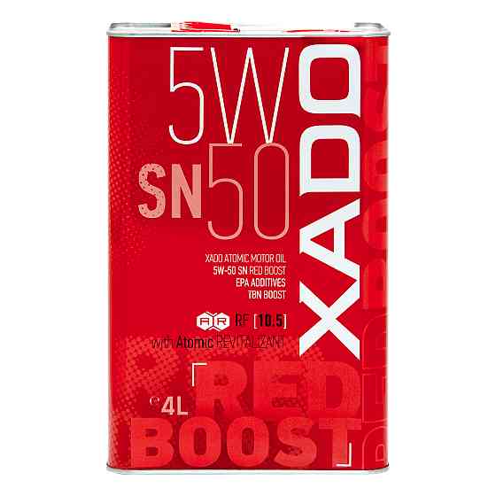 Моторное масло Xado Atomic Oil Red Boost 5W-50 4л Львов