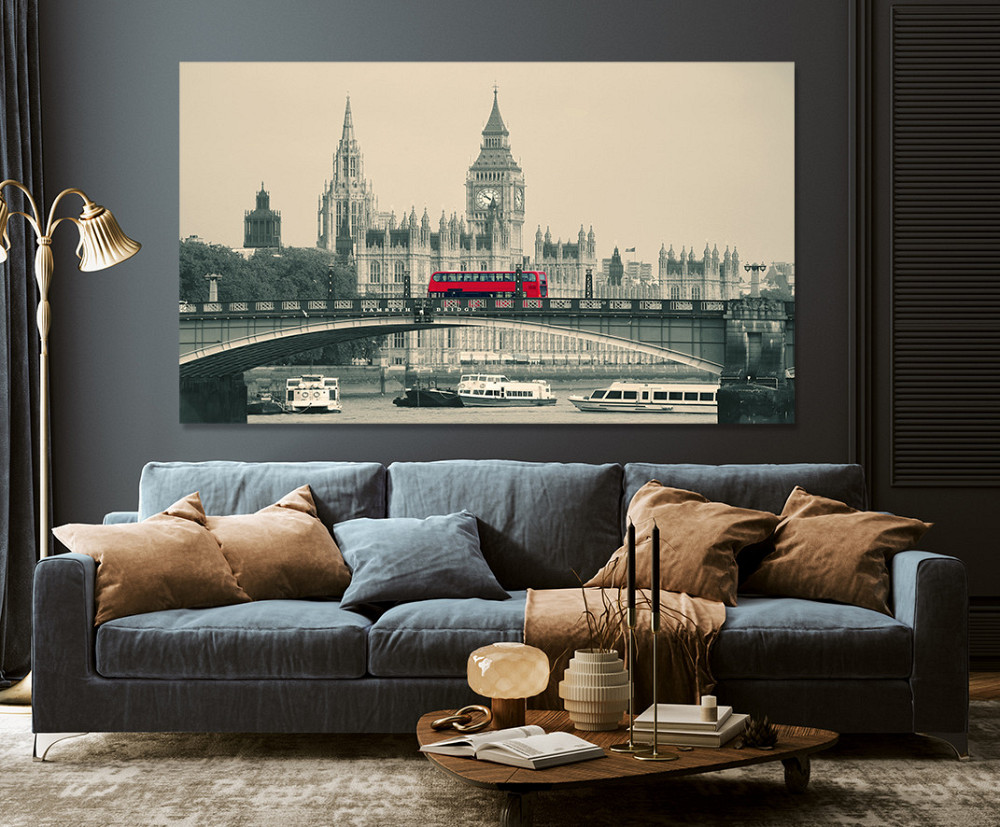 Картина полотно  у вітальню / спальню  Велика Британія     MLP_142  ( 60х30см ) 40x80 см Київ - фото 3