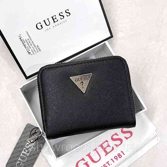 Жіночий маленький гаманець Guess (1211-1) black Київ