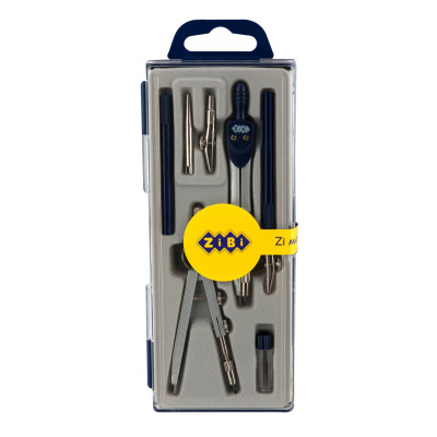 Готовальня ZiBi BASIS 7 предметов, темно-синий, KIDS Line (ZB.5306BS-03) Винница - изображение 1