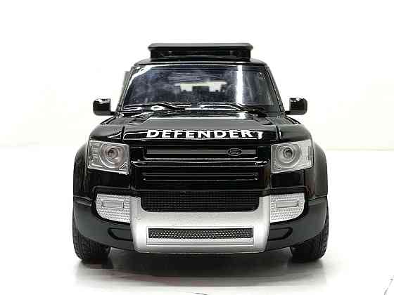 Машина Автосвіт Land Rover Defender інерційна масштаб 1:24 відчиняються двері капот багажник 21 см Чорна (AP-2018) Чернігів