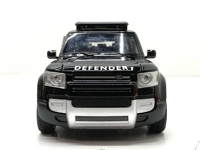 Машина Автосвіт Land Rover Defender інерційна масштаб 1:24 відчиняються двері капот багажник 21 см Чорна (AP-2018) Чернігів - фото 2
