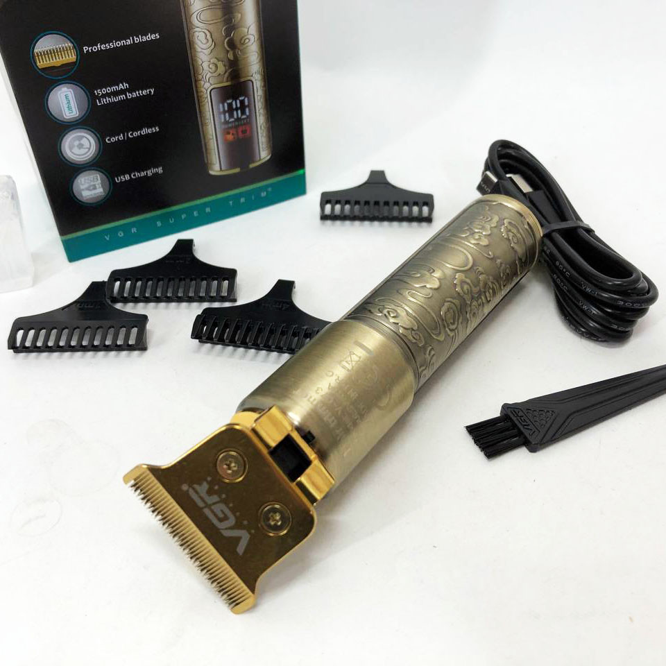 Портативная ручная машинка для стрижки волос VGR V-073, Машинка для стрижки аккумуляторная с насадками FR-89 Львов - изображение 13