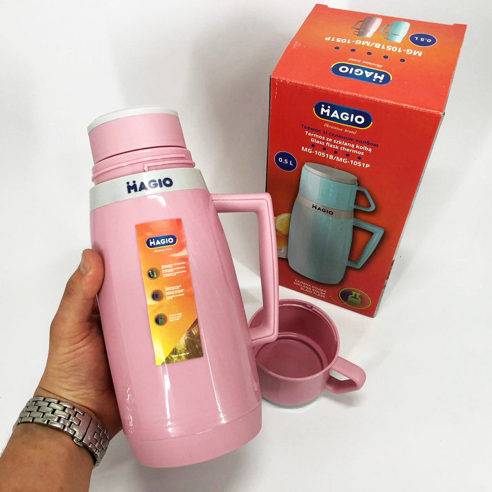 Термос для подорожей Magio MG-1051P 500 мл, Термос туристичний для напоїв Якісний дому RK-58 Львів - фото 13