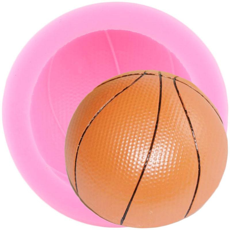 Молд силиконовый Баскетбольный мяч 69 мм розовый Киев - изображение 1