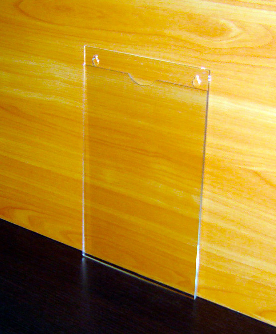 Карман EKOSTAR плоский вертикальный оргстекло А4  1,5-1,8-2 мм Киев - изображение 6