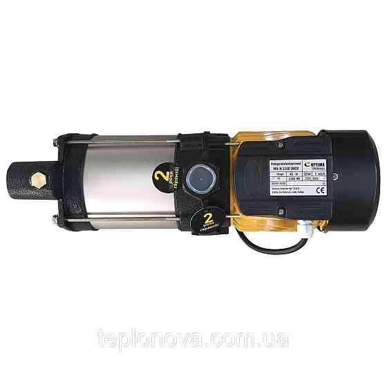 Насос відцентровий багатоступеневий Optima MH-N 1100INOX 1,1 кВт неірж, колеса Чернівці