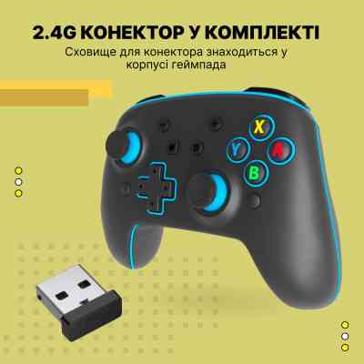 Геймпад GamePro MG1200 Wireless Black-Blue (MG1200) Винница