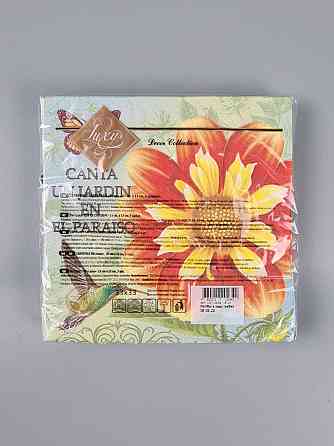 Серветки паперові (ЗЗХЗЗ, 18 шт.)" Колібрі в саду Гербер" Luxy (1 пачка) Харків