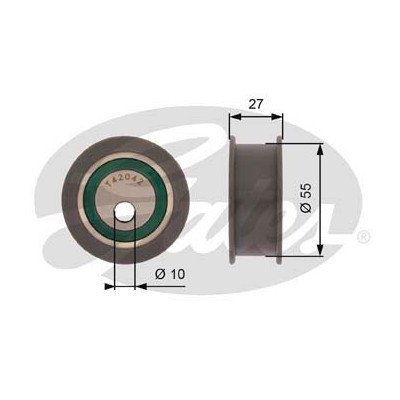 Ролик натягувача ременя Gates T42042A Вінниця - фото 1