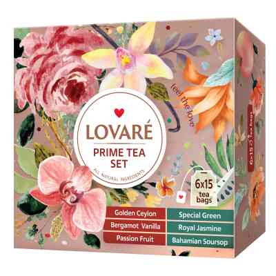 Чай Lovare Prime Tea Set 90 пакетиков ассорти (lv.79914) Винница