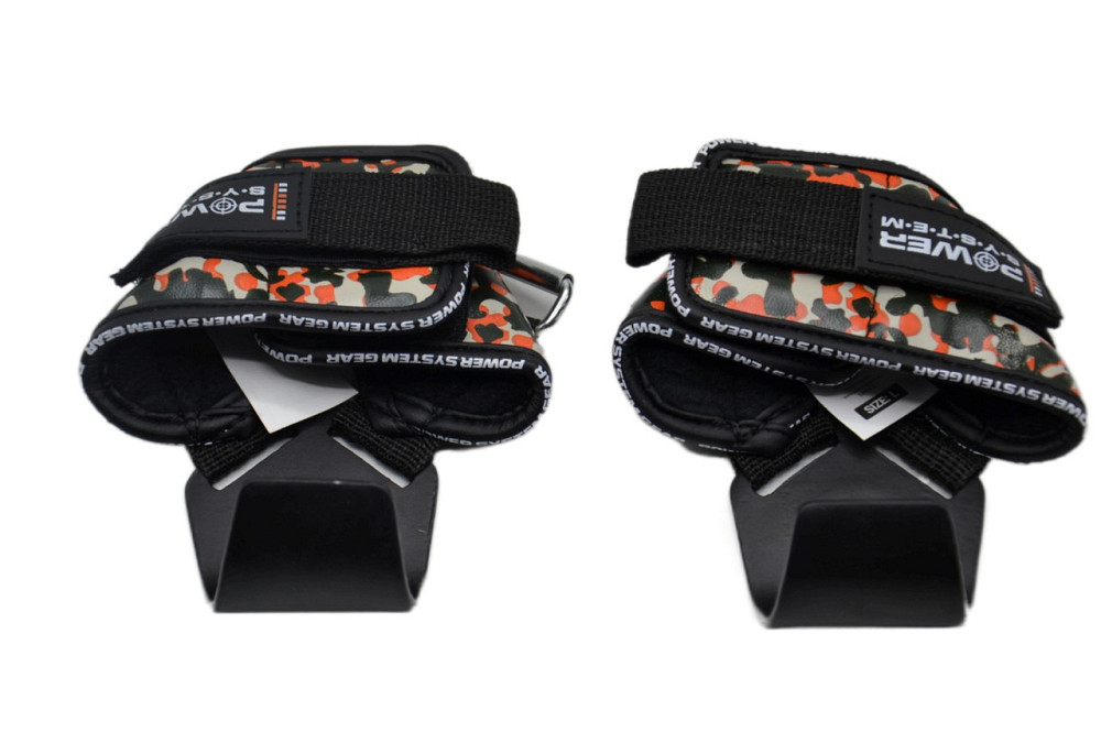 Гаки для тяги на зап'ястя Power System PS-3370 Hooks Camo Black/Red XL Луцьк - фото 3