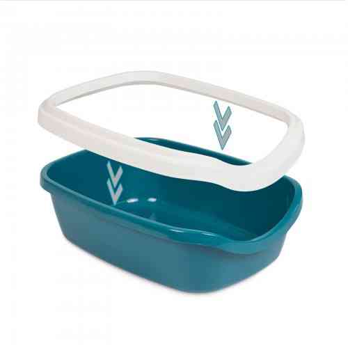 Туалет Природа Comfort M для котів ультрамарин 41х30х13,5 см Київ