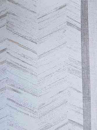 Обои  виниловые на флизелине AS creation Geo Effect 0.53х10 геометрия елочка белый серый коричневый 38309-6 Киев