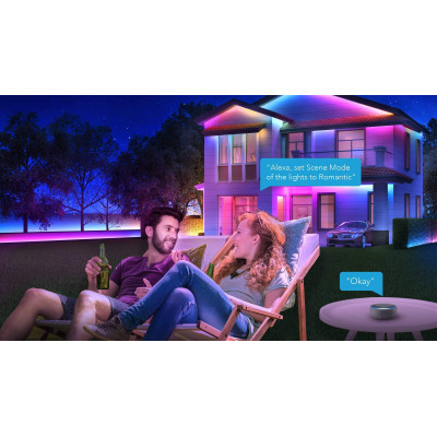 Светодиодная лента Govee Phantasy Outdoor LED RGBIC Strip Lights 10м Білий (H61723D1) Винница - изображение 7