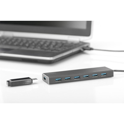 Концентратор Digitus USB 3.0 Hub, 7 Port (DA-70241-1) Винница - изображение 7