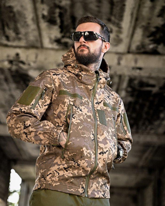 Весняна тактична куртка masad піксель Одеса - фото 2