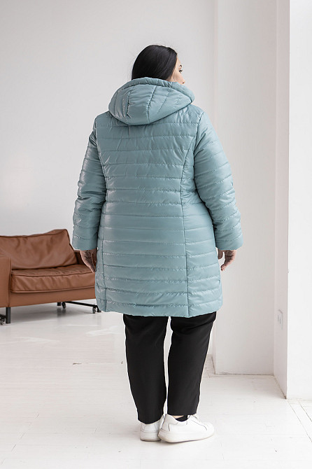 Женская удлинённая демисезонная куртка куртка весна-осень больших размеров 54-78р. Киев - изображение 3