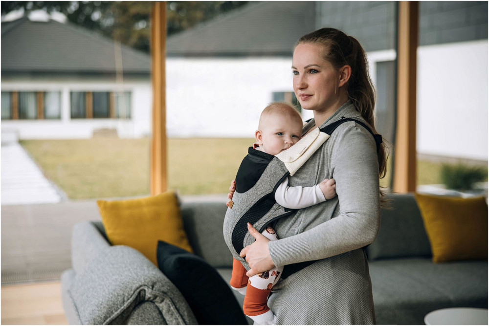 Сумка-кенгуру FreeON SIDE BY SIDE 2в1 серый Киев - изображение 1