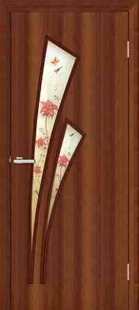 Межкомнатные двери Омис Триумф ФД+Ф Орех Экошпон 800х2000 мм Киев