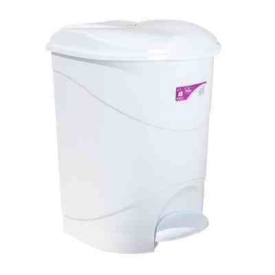 Контейнер для сміття Irak Plastik Bella №1 з педаллю білий 12 л (4557) Вінниця